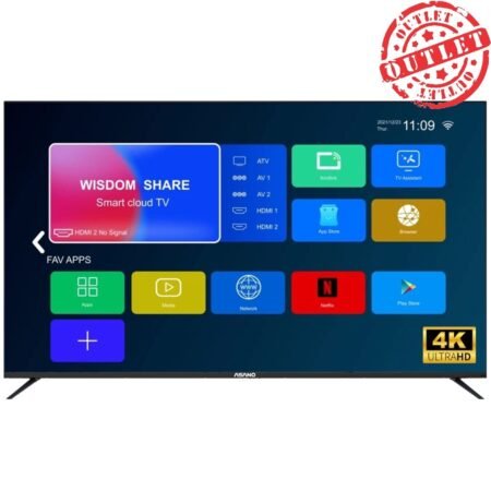 TV LED Asano 65"" 4K sin bordes SMART (con detalles)