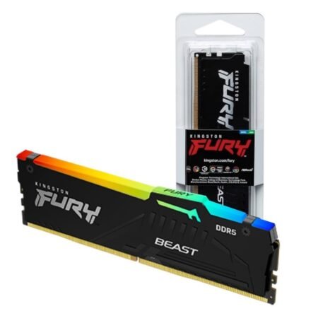 Memoria Kingston Fury Beast DDR5 8GB 5200Mhz RGB