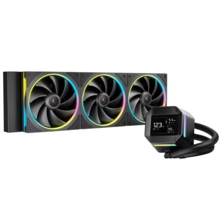 Cooler Liquido DeepCool LM360 Pantalla LCD ARGB Negro