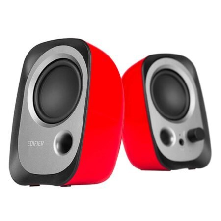 Parlantes 2.0 Edifier R12U 4W RMS USB Rojo