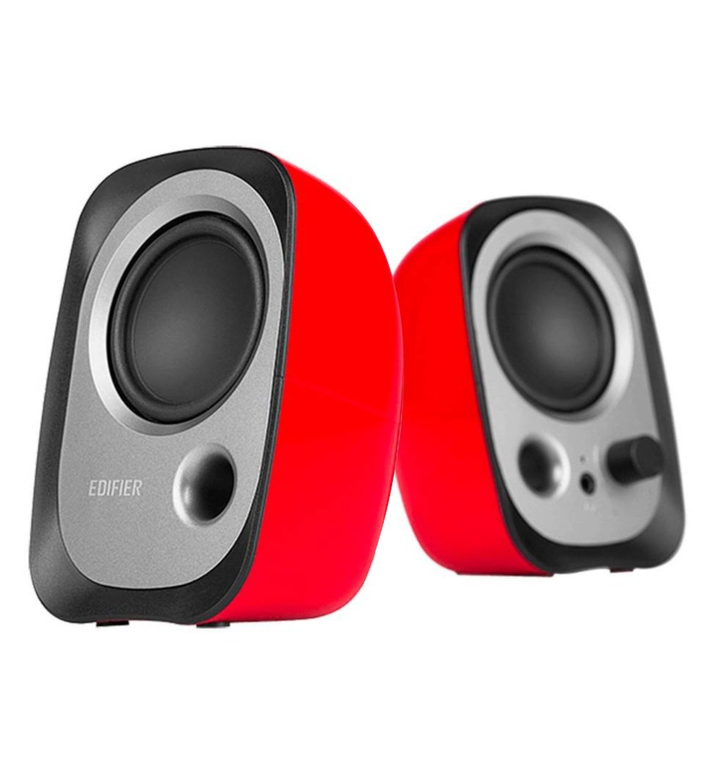 Parlantes 2.0 Edifier R12U 4W RMS USB Rojo