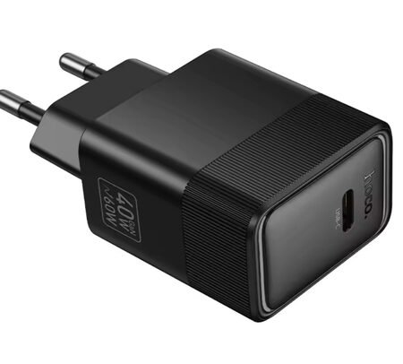 HOCO CS113A CARGADOR DE PARED PD40W 1 USB-C WHITE