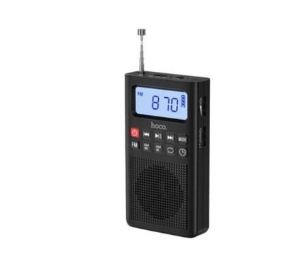 HOCO HI51 RADIO PORTATIL BT AM/FM/MICROSD/AUX BLACK