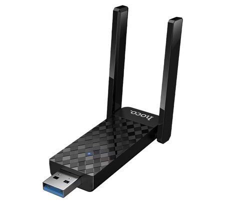 HOCO HI34 ANTENA WIFI EXTERNA USB C/2 ANTENAS BLACK