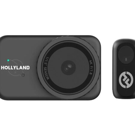 Cámara Web Hollyland Lyra 4K UHD Negra c/ transmisor