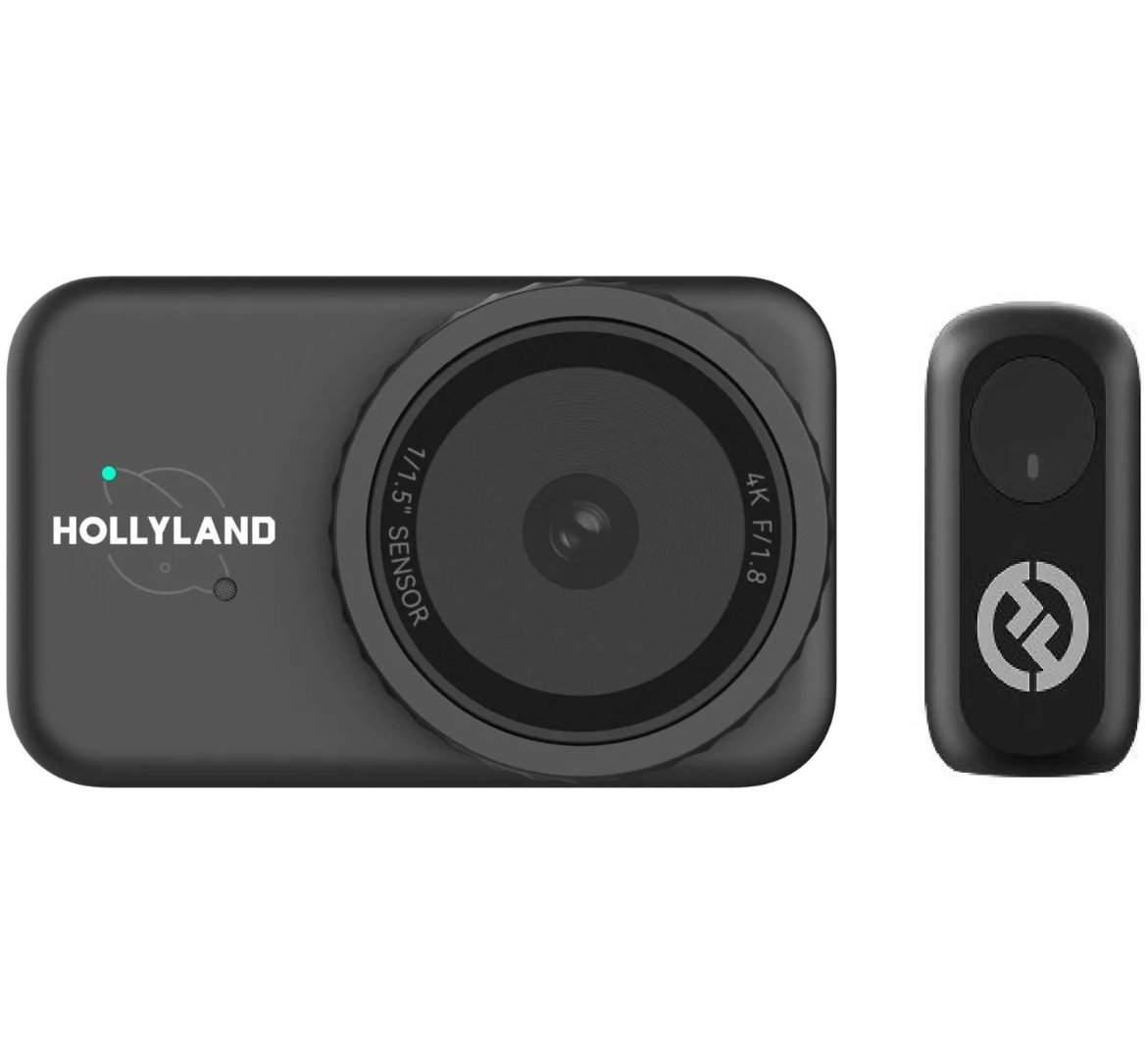 Cámara Web Hollyland Lyra 4K UHD Negra c/ transmisor