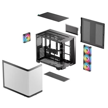 Gabinete DeepCool CG530U 4F Negro