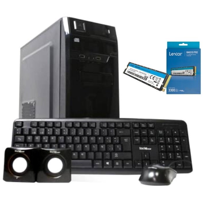 Equipo Intel Core i5 16GB DDR5 + SSD Lexar 500GB NVMe