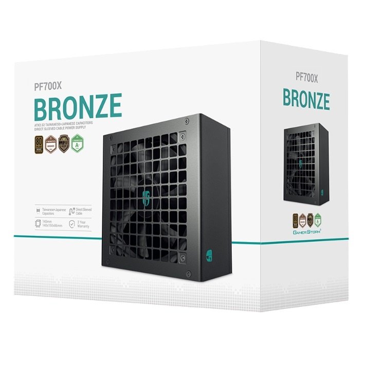 Fuente DeepCool PF700X 700W 80 Plus Bronze ATX 3.1