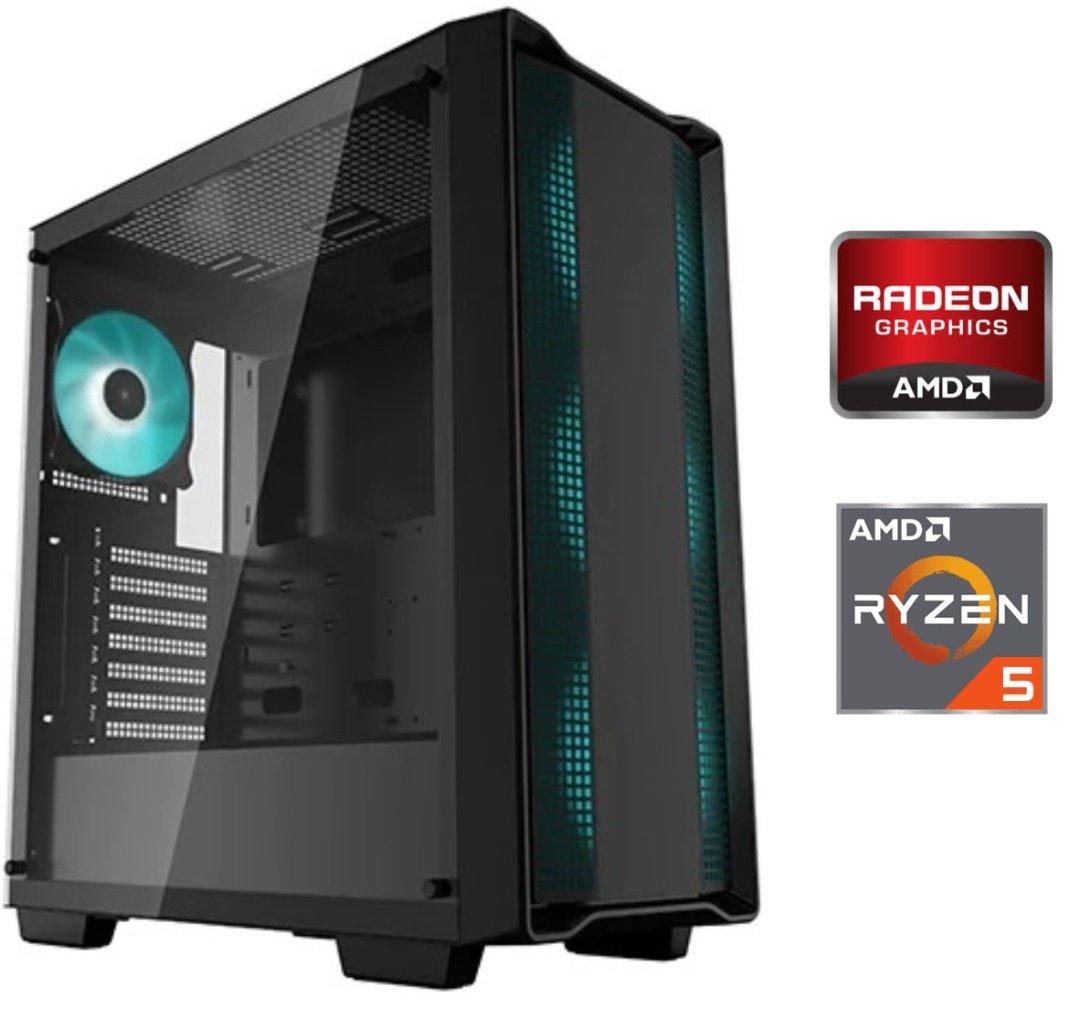 Equipo Gamer Ryzen 5 3400G, 16GB, 500GB, Gráficos Radeon