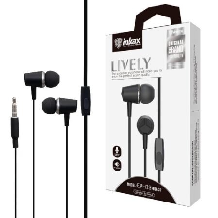 Auriculares Inkax Lively EP-09 Jack 3.5mm Negros
