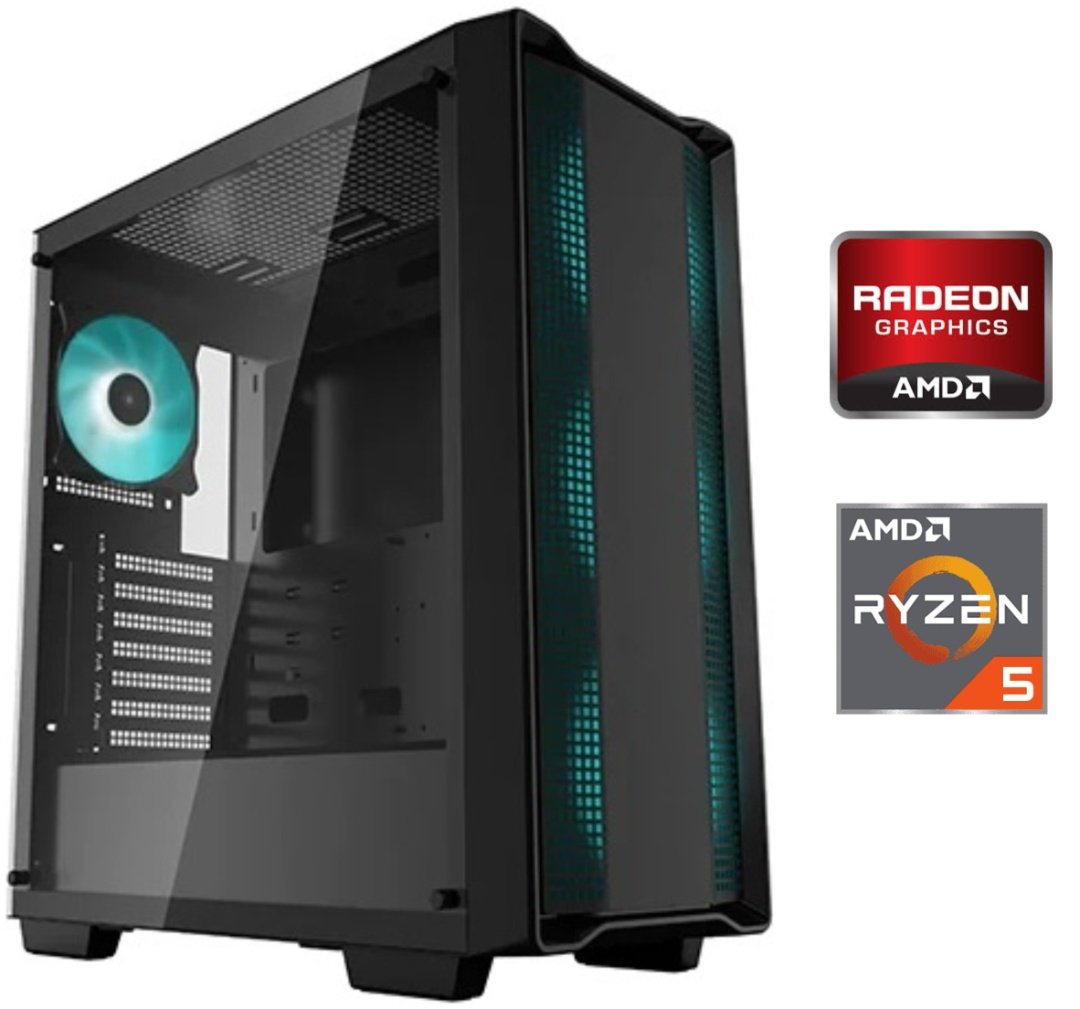 Equipo Gamer Ryzen 5 5600GT, 16GB, 500GB, Gráficos Radeon
