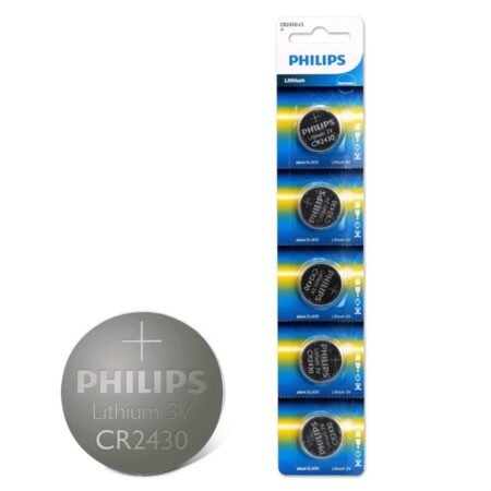 Pila de Litio Philips CR2430 3V Blister x 5 unidades