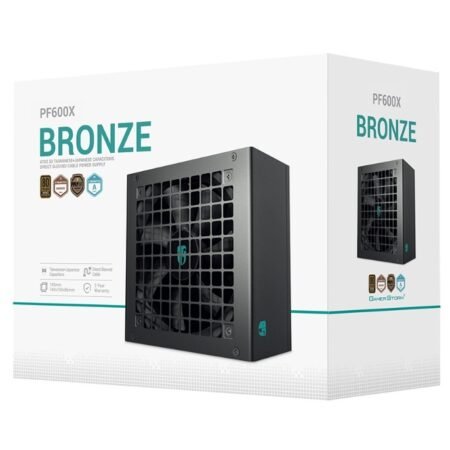 Fuente DeepCool PF600X 600W 80 Plus Bronze ATX 3.1