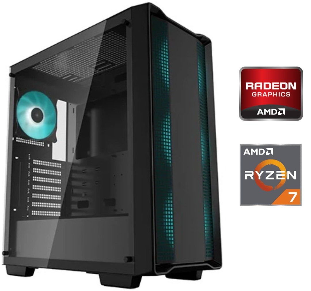Equipo Gamer Ryzen 7 5700G, 16GB, 1TB, Gráficos Radeon