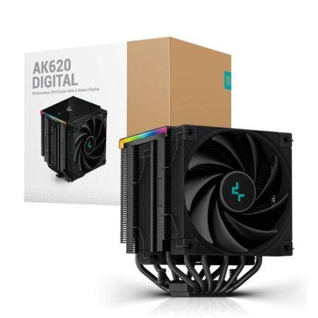 Fan Cooler DeepCool AK620 Digital con Display ARGB