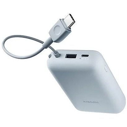 Powerbank Xiaomi 10000mAh cable integrado Azul