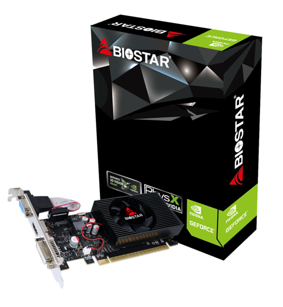 Tarjeta de Video BioStar GT730 2GB GDDR3 PCI-E 2.0 x16