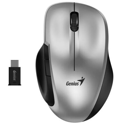 Mouse Genius Ergo Inalámbrico 2.4GHz USB-C Gris