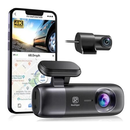 Dashcam Redtiger F9 Dual 4K Frontal 1080P Trasera WiFi GPS