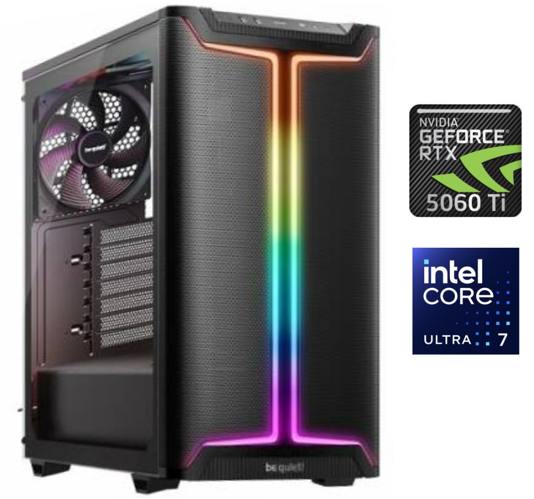 Equipo Gamer Core Ultra 7 265F, 32GB, 1TB, RTX 5060Ti 8GB