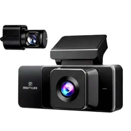 Dashcam Redtiger 3 Canales 2.5K Vehicular Wi-Fi