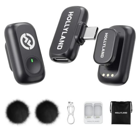 Micrófono Solapero Inalámbrico Hollyland LARK A1 Mini Duo USB-C