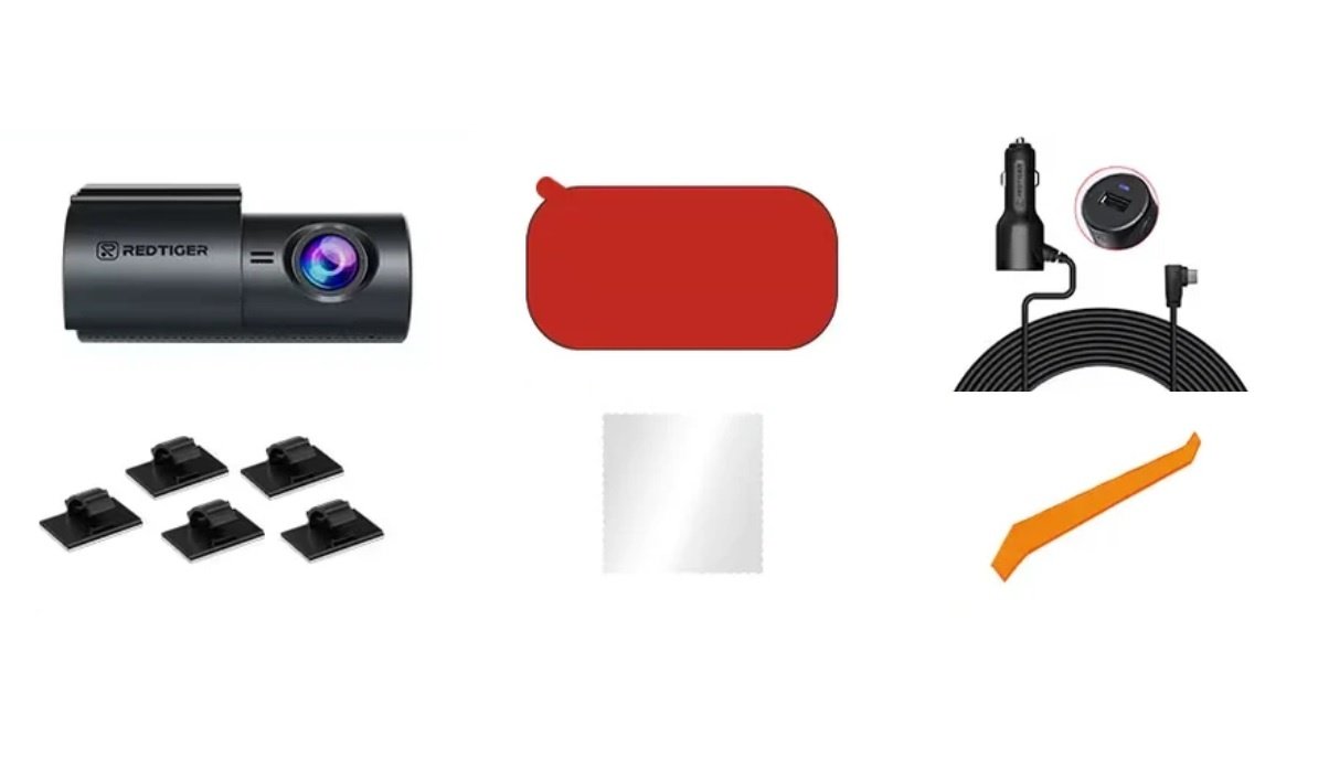 Dashcam Redtiger F11 4K UHD Frontal con WiFi y Monitoreo