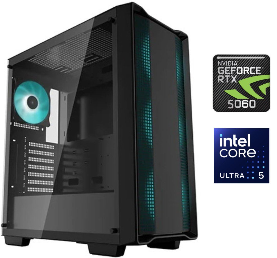 Equipo Gamer Core Ultra 5 245KF, 16GB, 1TB, RTX 5060 8GB