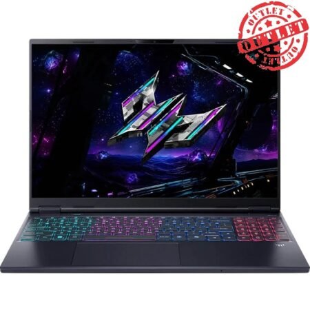 Notebook Gamer Acer Core Ultra 9 5.4Ghz, 32GB, 1TB SSD, 16" WQXGA 240Hz, RTX 5070Ti 12GB (con detalles)