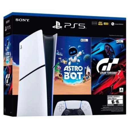 Consola Sony PlayStation 5 Slim Digital + Astro Bot y GT7
