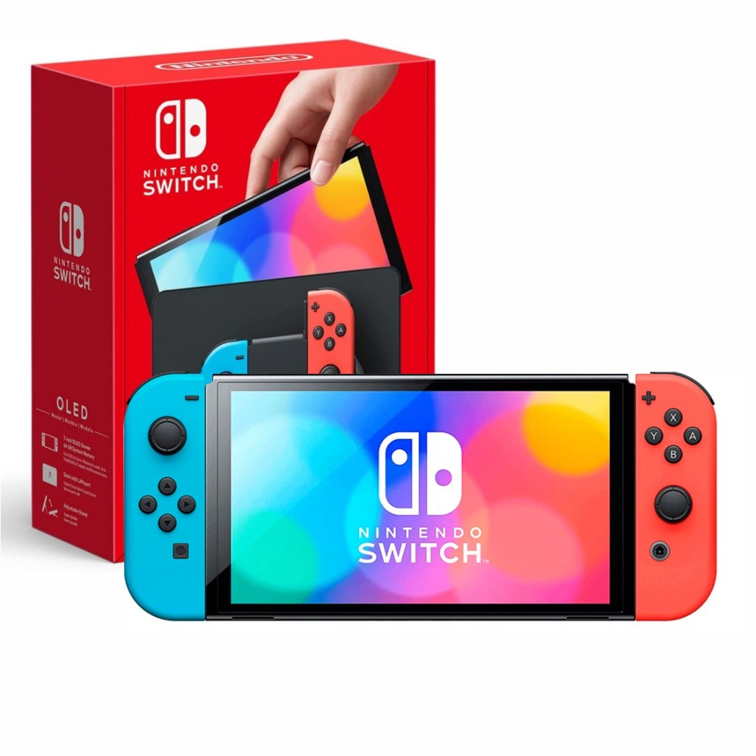 Consola Nintendo Switch OLED Neon 7" AzulyRojo
