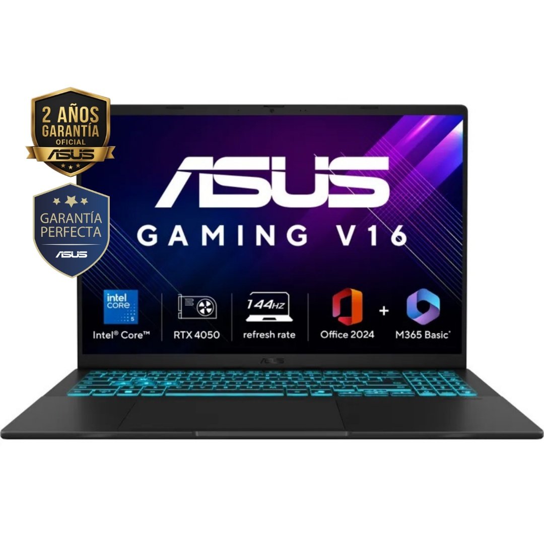 Notebook Asus Core 5 4.8Ghz, 16GB, 512GB SSD, 16" WUXGA, RTX 5050 8GB