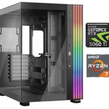 Equipo Gamer Ryzen 7 9800X3D, 32GB, 1TB, RTX 5060Ti 8GB