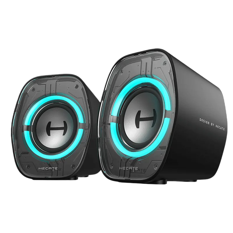 Parlantes Gaming Edifier G1000 II 2.0 con RGB Negro