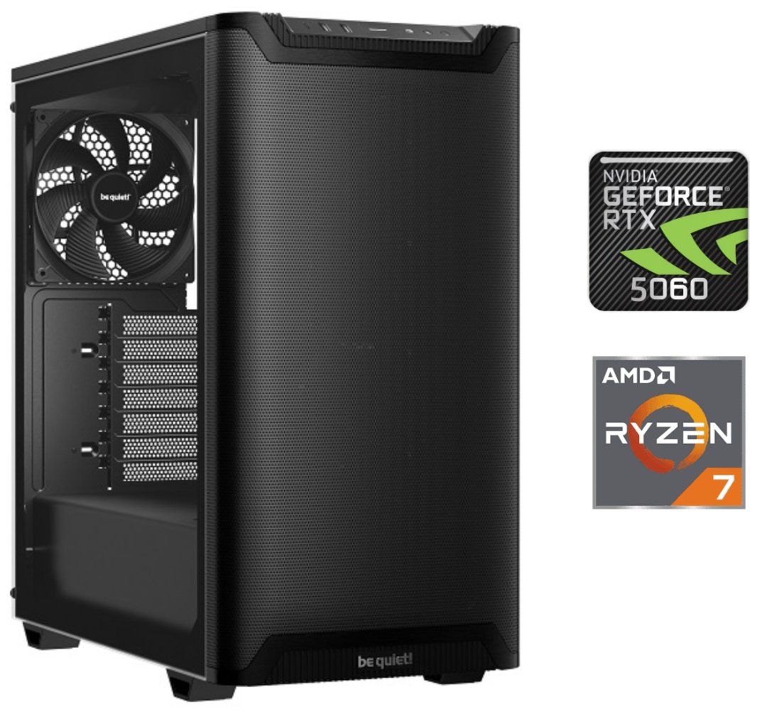 Equipo Gamer Ryzen 7 8700F, 16GB, 1TB, RTX 5060 8GB