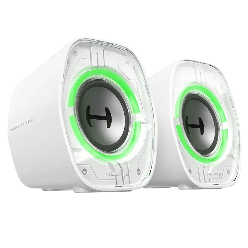 Parlantes Gaming Edifier G1000 II 2.0 con RGB Blanco
