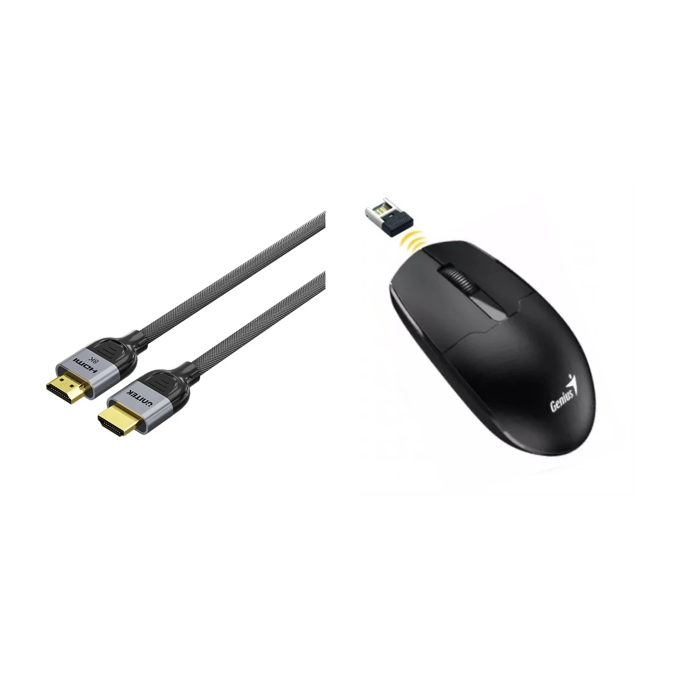 Cable HDMI 8k 1mt + Mouse Inalambrico Optico