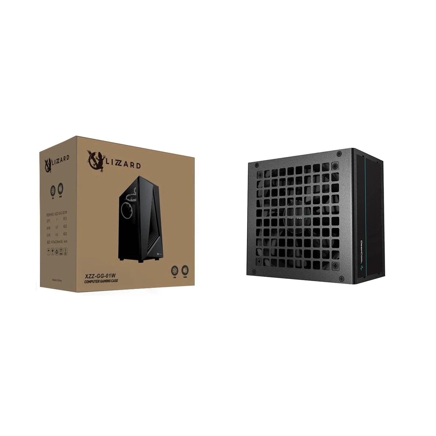 Combo Gabinete + Fuente 450w 80 Plus