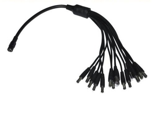 Splitter de Poder para Cámaras CCTV 1 a 16 Salidas