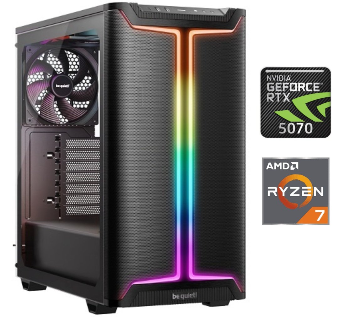 Equipo Gamer Ryzen 7 7700X3D, 32GB, 1TB, RTX 5070 12GB