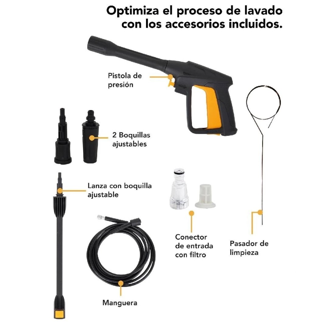 Hidrolavadora Kingsman Portátil 1600W 138 Bar