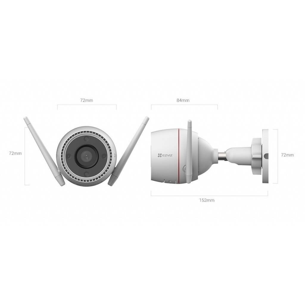 Cámara Ezviz H3c 5MP 3K Wi-Fi Exterior Color